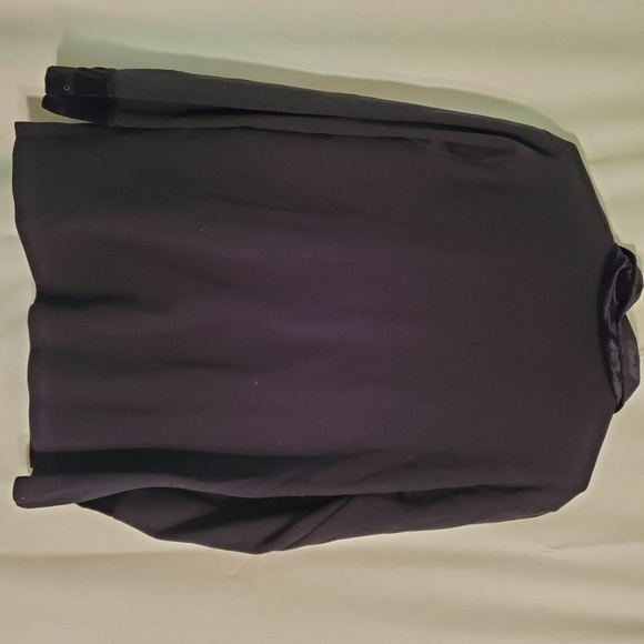 3for$25 button down black soft velvet long sleeve - Picture 6 of 6